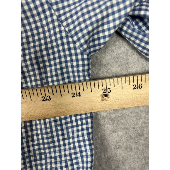 Vineyard Vines Shirt Mens Large Blue Gingham  Murray 100% Cotton Button Down - Picture 8 of 9